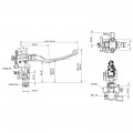 Talos Performance XS Radial Master Cylinder Brake Pump Talos Performance XS Radial Master Cylinder Brake Pump